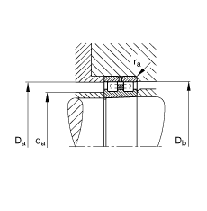 �A���L���S�� NN3036-AS-K-M-SP, ����(j��) DIN 5412-4 ��(bi��o)��(zh��n)����Ҫ�ߴ�, �Ƕ�λ�S��, �p�У����F�����F�� 1:12 ���ɷ��x, �����ּ����pС�ď����(n��i)����϶�����ƹ���